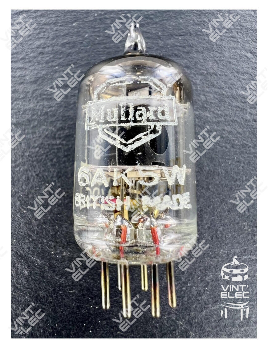 CV850 6AK5W MULLARD PLAQUES NOIRES -  Preprod - Tubes électroniqu...
