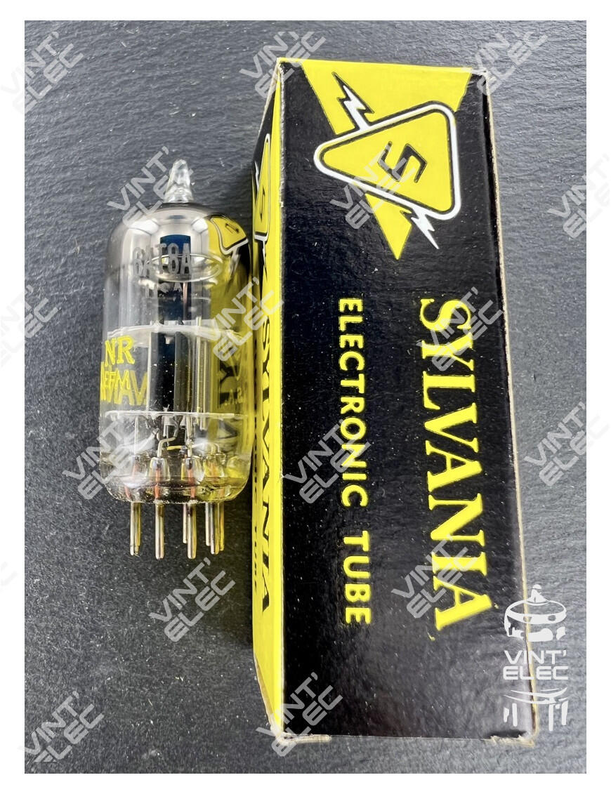 6AT8A SYLVANIA -  Preprod - Tubes électroniques vintage