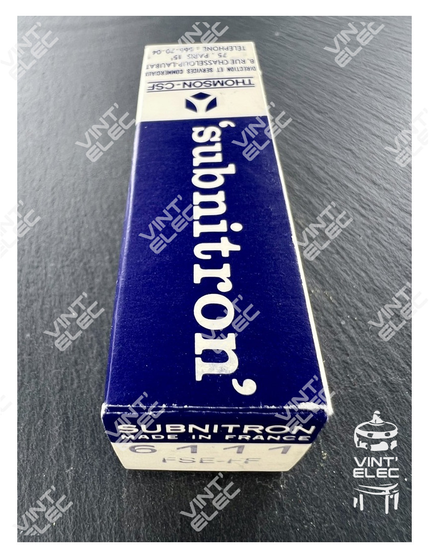 6111 THOMSON CSF - Preprod - Vintage electronic tubes