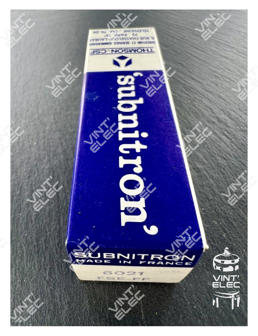 6021 THOMSON CSF -  Preprod - Tubes électroniques vintage