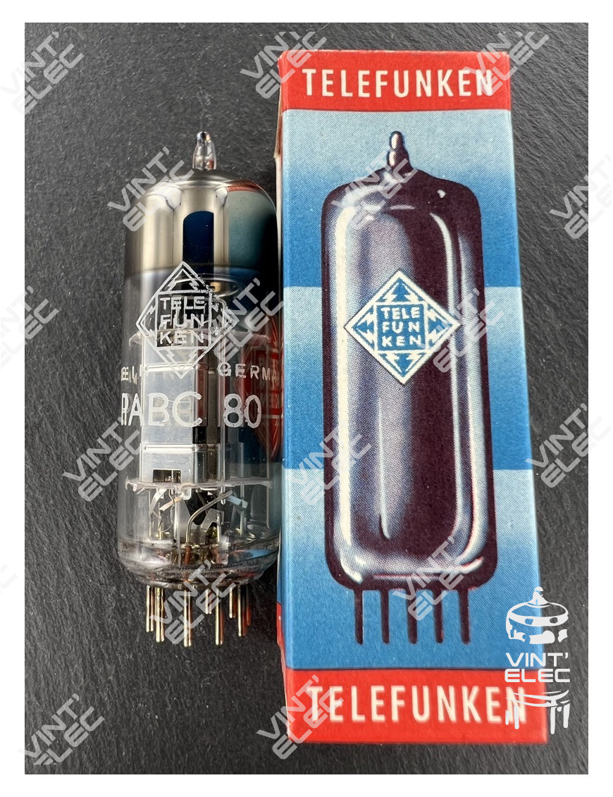 PABC80 / 9AK8 TELEFUNKEN -  Preprod - Tubes électroniques vintage