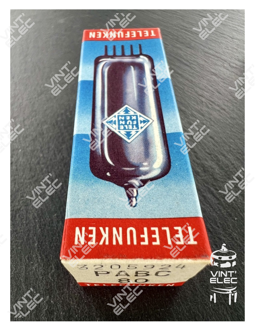 PABC80 / 9AK8 TELEFUNKEN -  Preprod - Tubes électroniques vintage