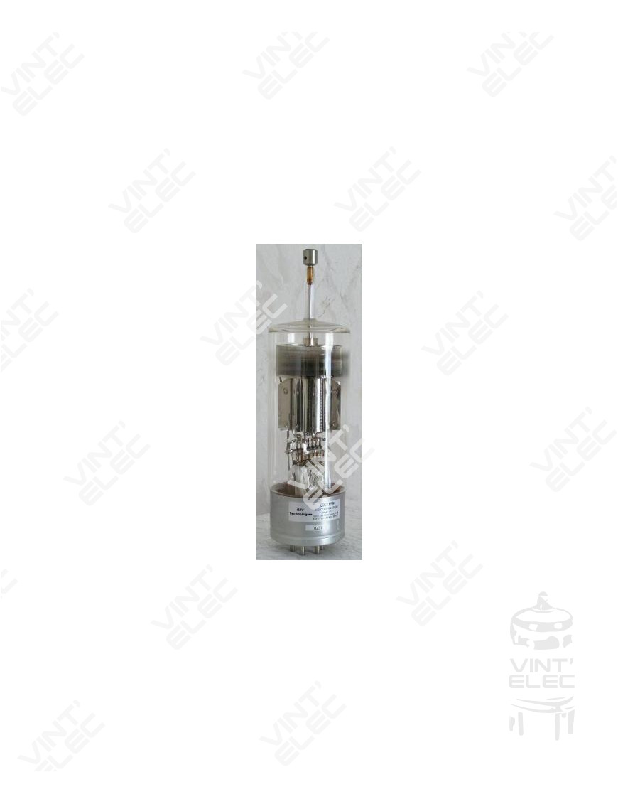CX1159 - Preprod - Vintage electronic tubes