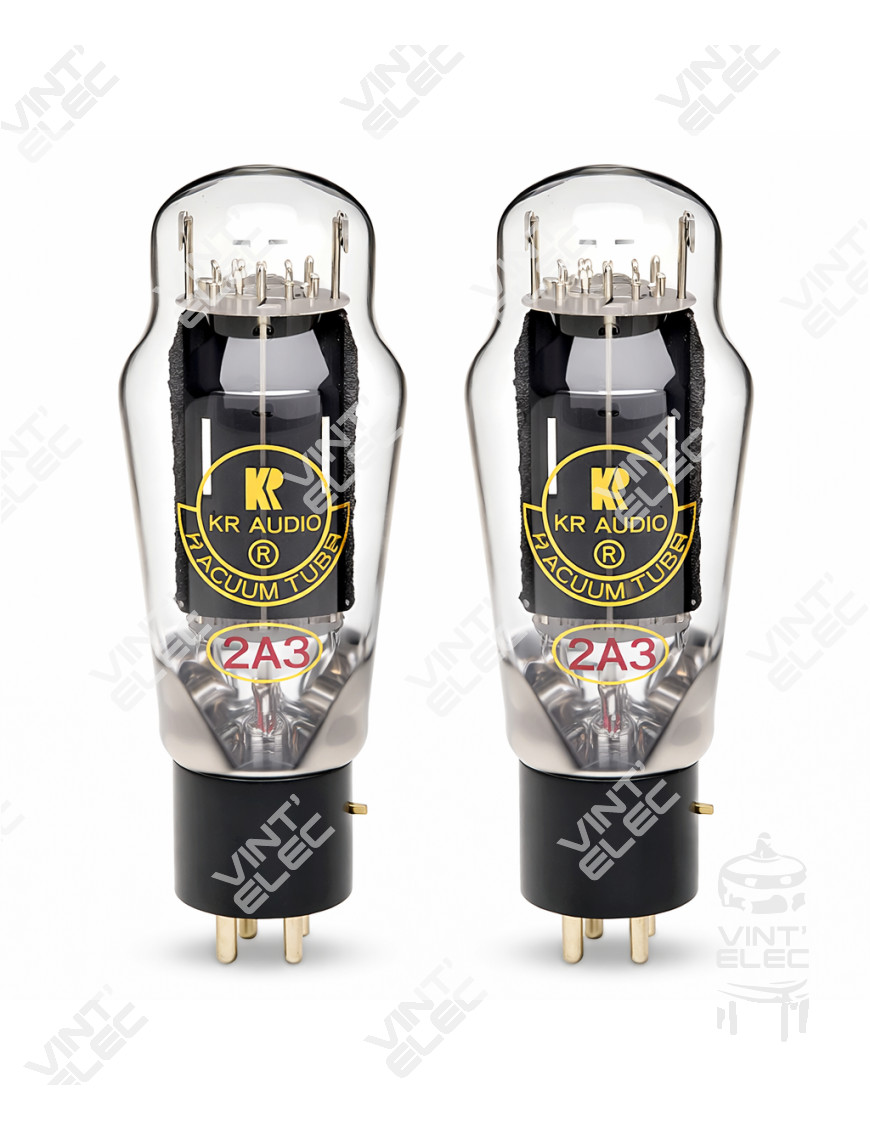 2A3 KR AUDIO PAIRE -  Preprod - Tubes électroniques vintage