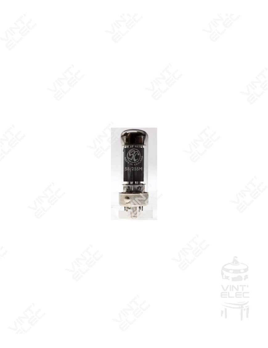 5B-255M / CV391 -  Preprod - Tubes électroniques vintage