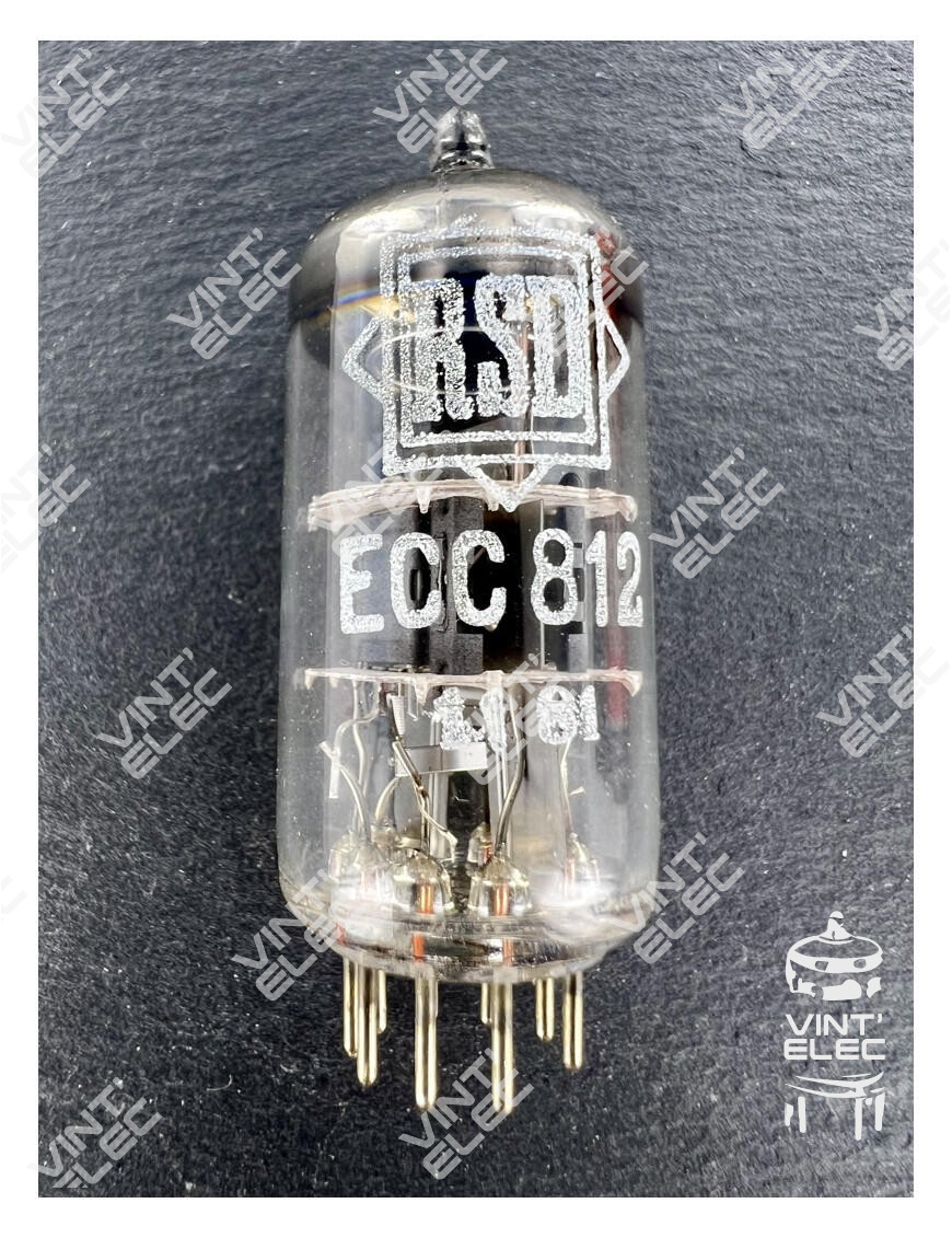 ECC812 VERSION NON MARQUÉE -  Preprod - Tubes électroniques vintage