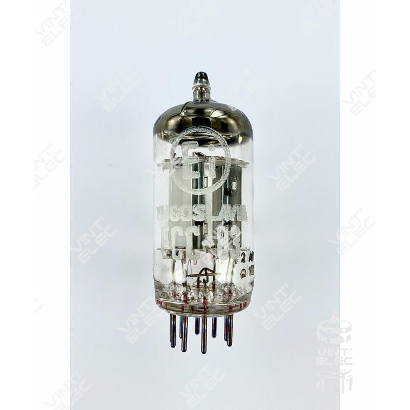 ECC83 EI, TUBE DOUBLE TRIODE AUDIOFREQUENCE. FABRIQUÉE DANS LES ANNÉES 2000 PAR LA FAMEUSE COMPAGNIE EX-YOUGOLAVE EI
TRÈS APPRÉC