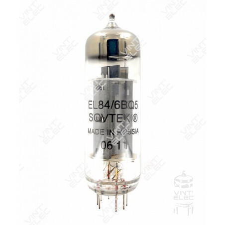 EL84 SOVTEK, PENTODE DE SORTIE AUDIO FREQUENCE, Tubes puissance/sortie, JJ ELECTRONICS, SOVTEK