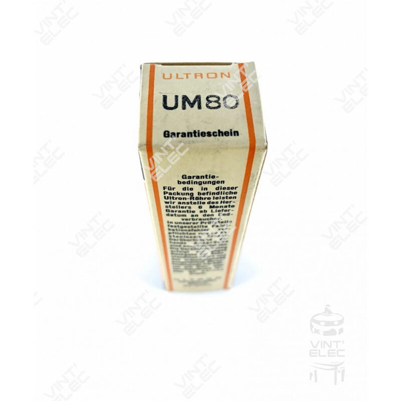 UM80 / 19BR5 / Y119, TUBE INDICATEUR D'ACCORD , Tubes indicateur et œil magique, , ULTRON