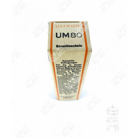 UM80 / 19BR5 / Y119, TUBE INDICATEUR D'ACCORD , Tubes indicateur et œil magique, , ULTRON