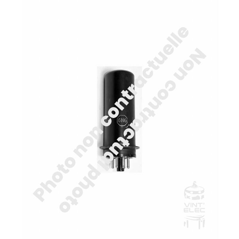 6N6, DOUBLE TRIODE AUDIO FREQUENCE ET RF, Tubes RF/IF, JJ ELECTRONICS, RUSSIE