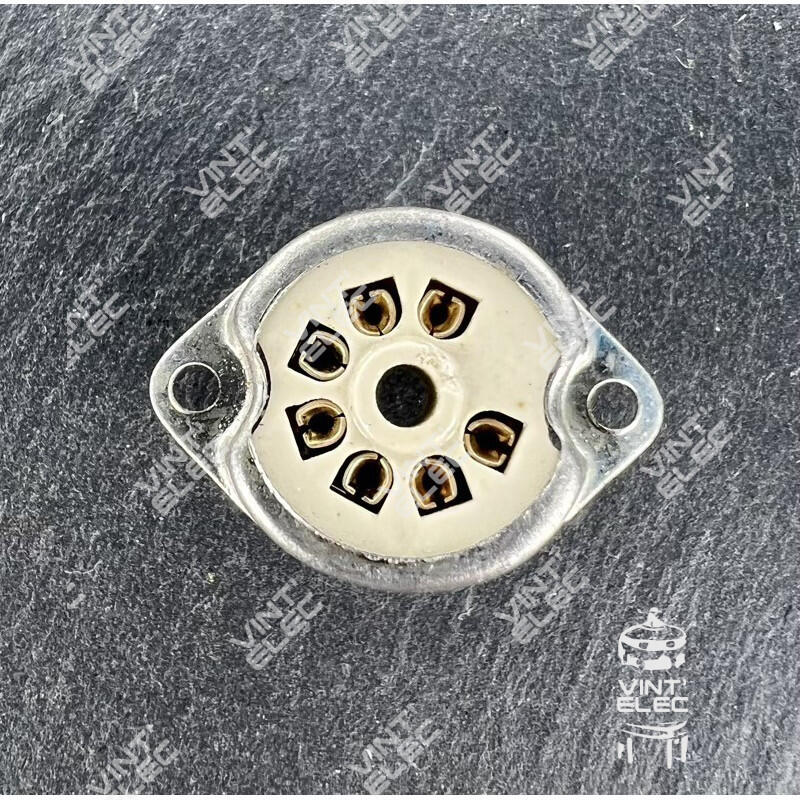 SUPPORT TUBE 7 BROCHES CHASSIS CERAMIQUE -  Preprod - Tubes élect...