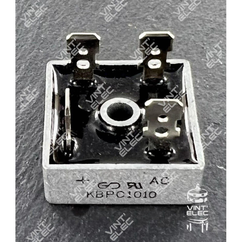 KBPC1010 PONT REDRESSEUR 1000V 10A -  Preprod - Tubes électroniqu...