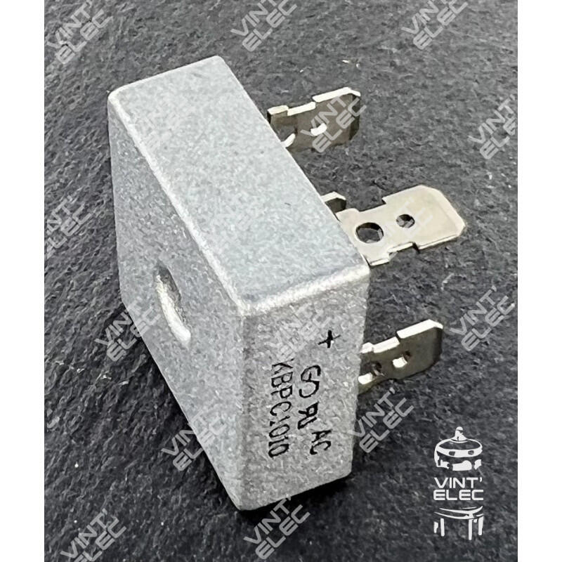 KBPC1010 PONT REDRESSEUR 1000V 10A -  Preprod - Tubes électroniqu...