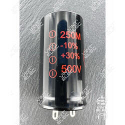 CONDENSATEUR 250MF 250UF 250µF 500V JJ ELECTRONIC -  Preprod - Tu...