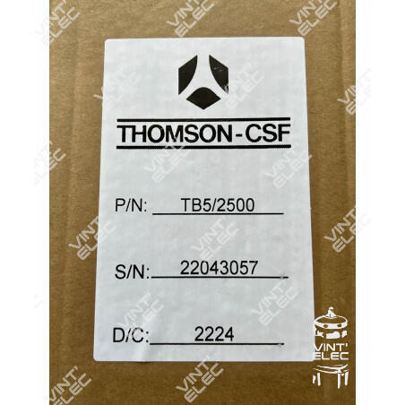 TB5-2500 THOMSON CSF -  Preprod - Tubes électroniques vintage