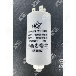 CONDENSATEUR DE DEMARRAGE 8MF 8UF 450V 500V 5% -  Preprod - Tubes...