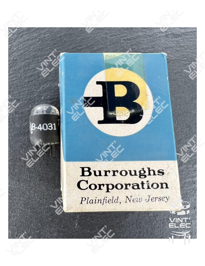 B4031 -  Preprod - Tubes électroniques vintage