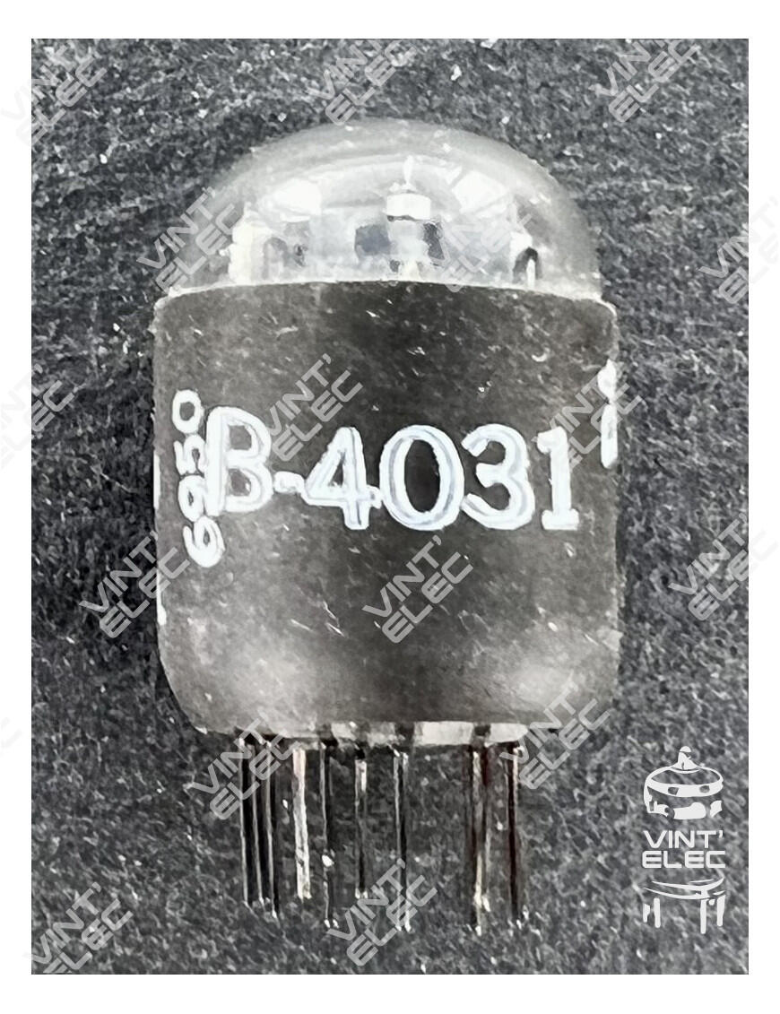 B4031 -  Preprod - Tubes électroniques vintage