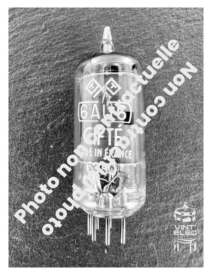 6AU6 / EF94 / 6P2 / CV2524 -  Preprod - Tubes électroniques vintage