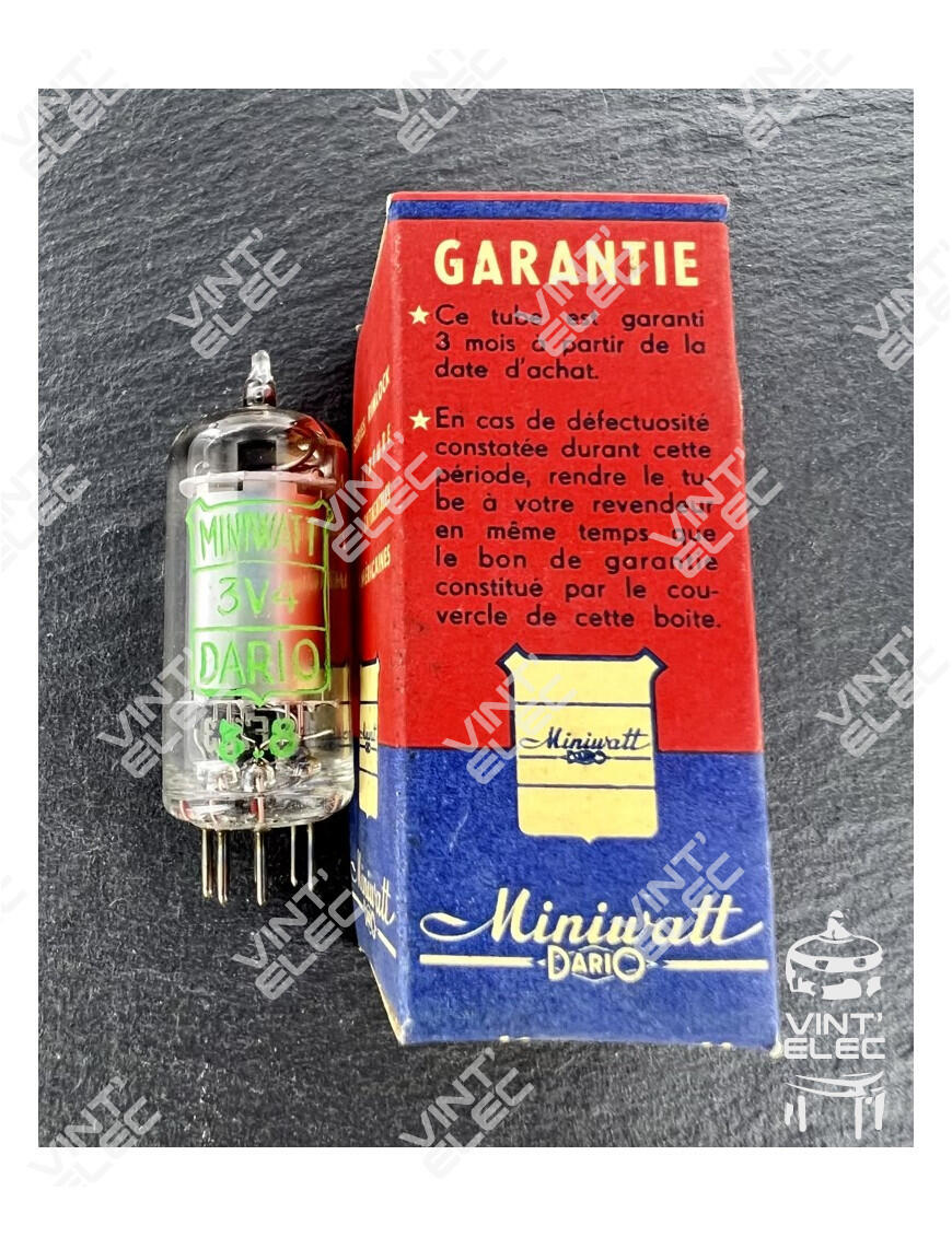 3V4 MINIWATT DARIO -  Preprod - Tubes électroniques vintage