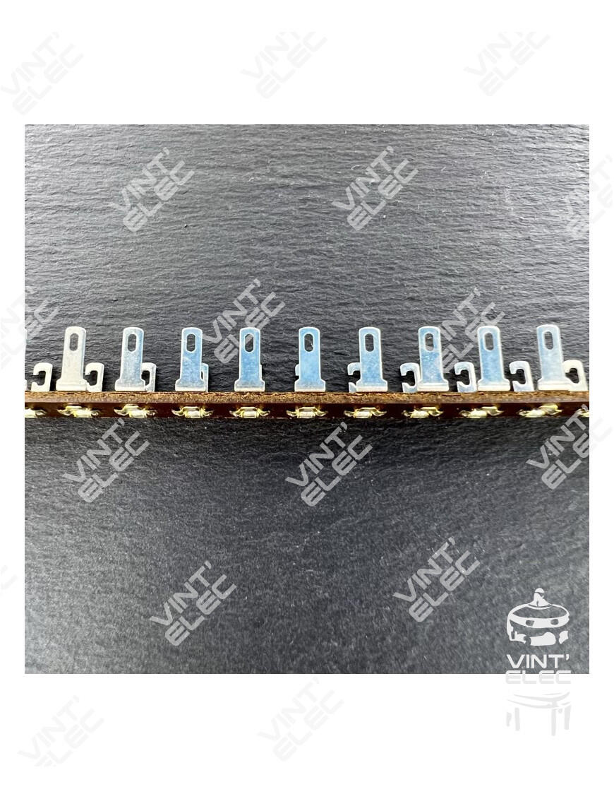 BAC3-25CM - BARRETTES A COSSES EN BAKELITE - LONGUEUR 25CM -  Vint'...