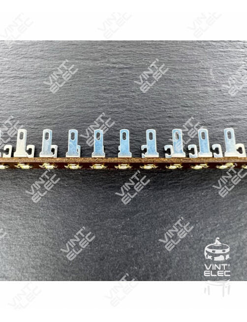 BAC3-25CM - BARRETTES A COSSES EN BAKELITE - LONGUEUR 25CM -  Vint'...