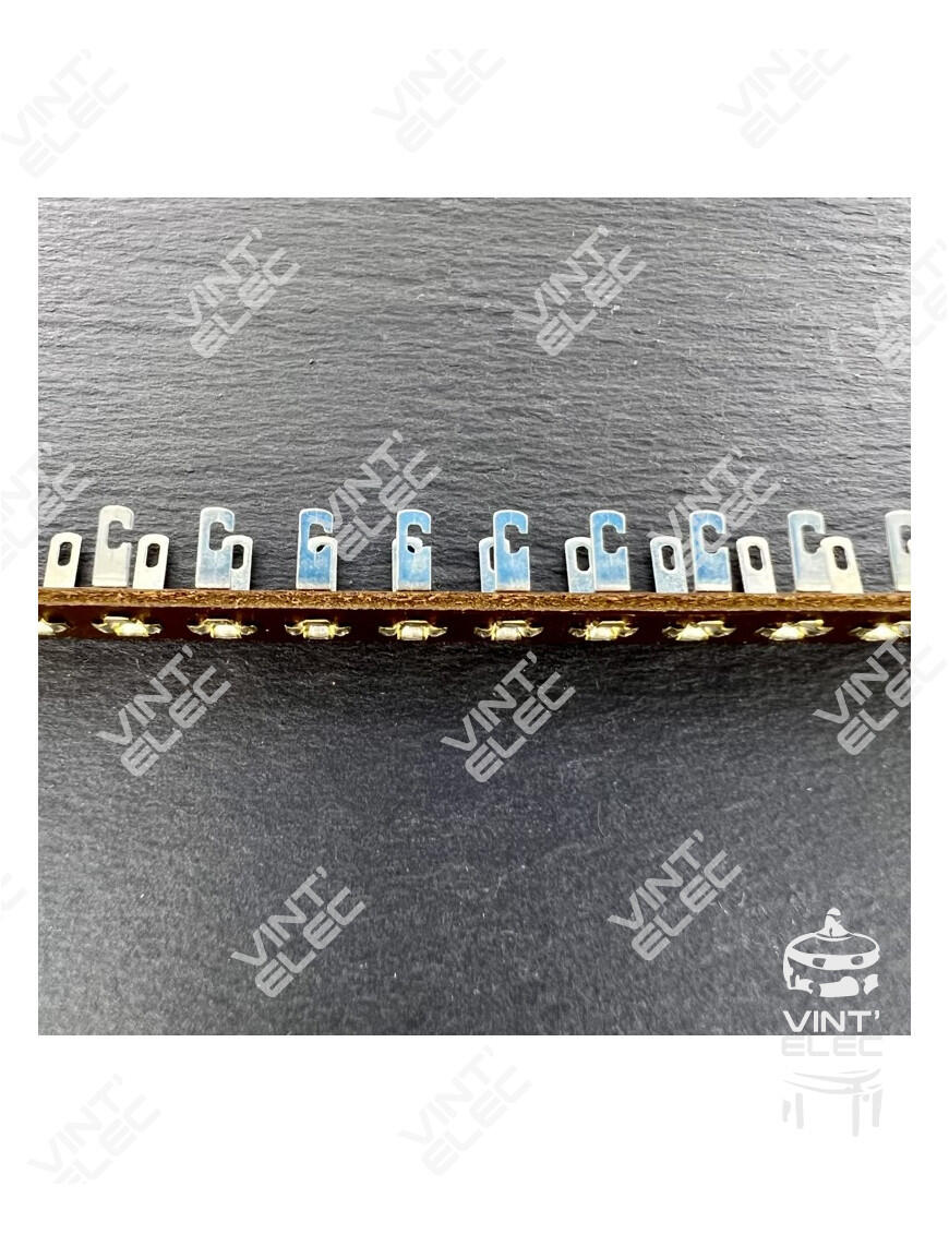 BAC3-25CM - BARRETTES A COSSES EN BAKELITE - LONGUEUR 25CM -  Vint'...