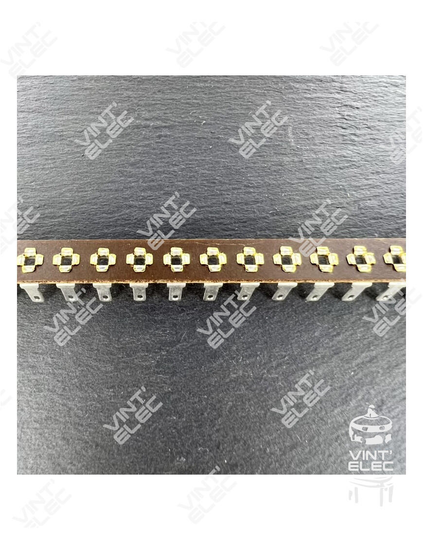 BAC3-25CM - BARRETTES A COSSES EN BAKELITE - LONGUEUR 25CM -  Vint'...