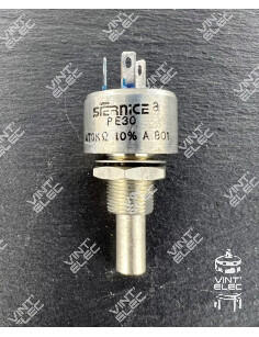 POTENTIOMETRE PE30 PC30 470KH 20% AXE MOYEN -  Preprod - Tubes él...