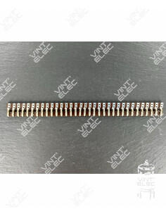 BAC6-16CM - BARRETTES A 33 COSSES EN BAKELITE - LONGUEUR 16CM -  Vi...