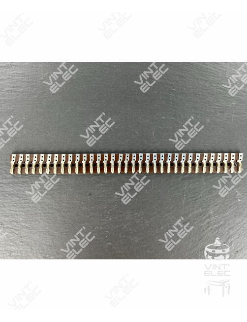BAC6-16CM - BARRETTES A 33 COSSES EN BAKELITE - LONGUEUR 16CM -  Vi...