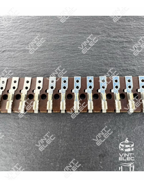 BAC6-16CM - BARRETTES A 33 COSSES EN BAKELITE - LONGUEUR 16CM -  Vi...
