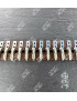 BAC6-16CM - BARRETTES A 33 COSSES EN BAKELITE - LONGUEUR 16CM -  Vi...