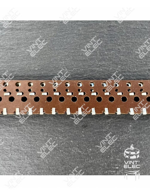 BAC6-16CM - BARRETTES A 33 COSSES EN BAKELITE - LONGUEUR 16CM -  Vi...