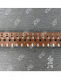 BAC6-16CM - BARRETTES A 33 COSSES EN BAKELITE - LONGUEUR 16CM -  Vi...