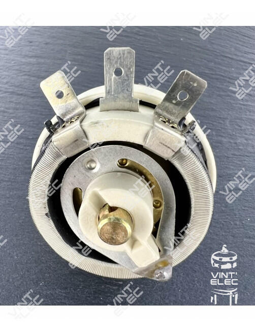 POTENTIOMETRE BOBINE 25W 1000H 1000R 1KH AXE MOYEN RT25 -  Vint'Ele...