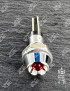 VOYANT LED CHROME A VISSER ROUGE R732R -  Preprod - Tubes électro...