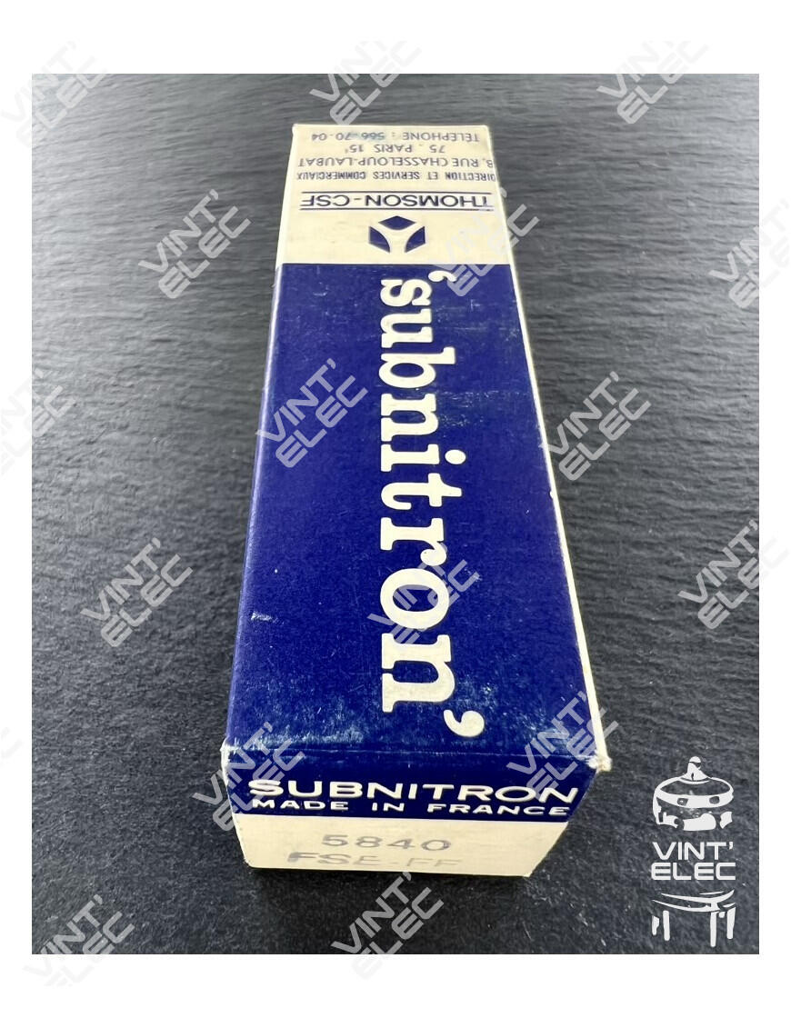 5840 THOMSON CSF - Preprod - Vintage electronic tubes