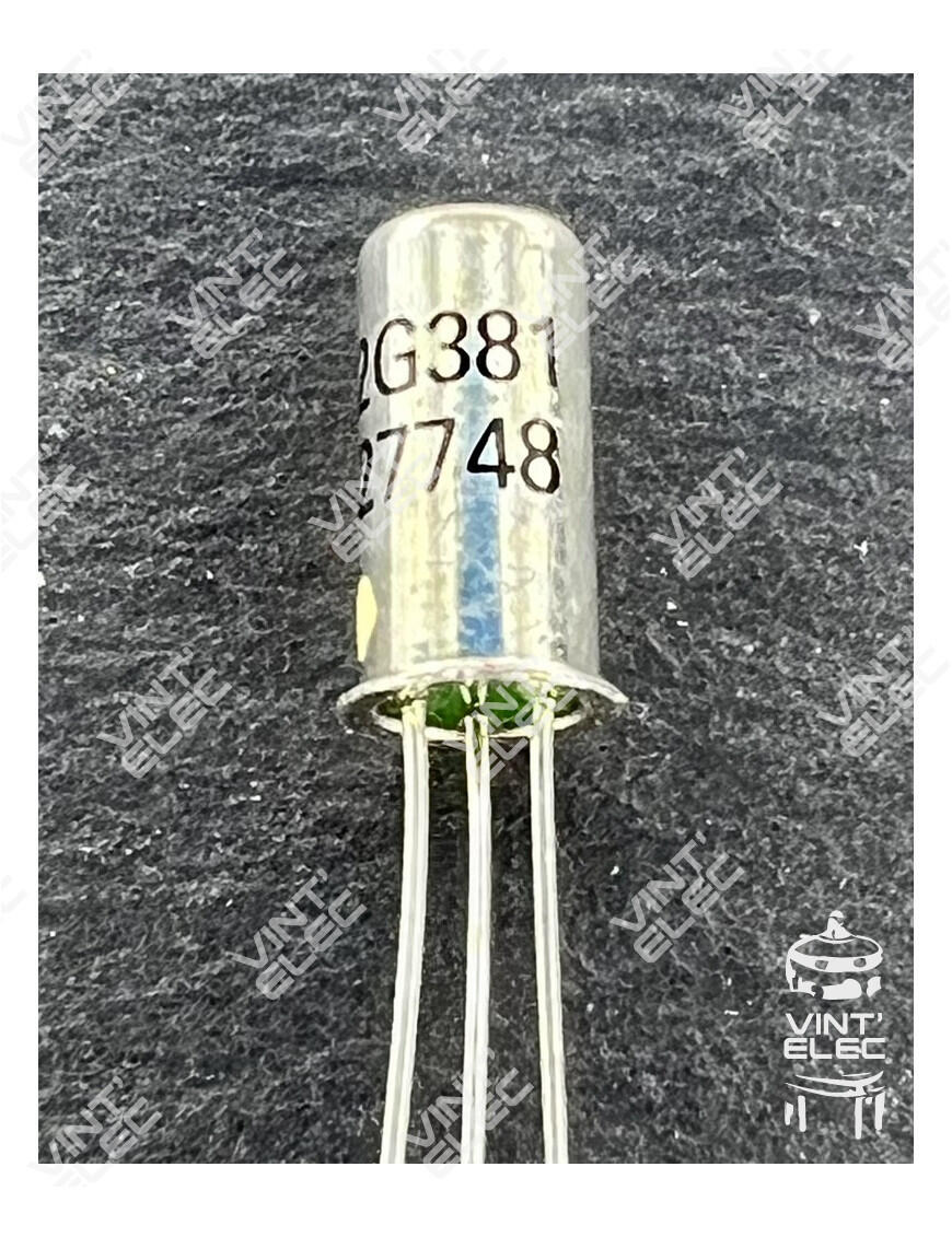 2G381 -  Preprod - Tubes électroniques vintage