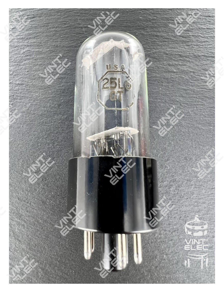 25L6GT RCA -  Preprod - Tubes électroniques vintage