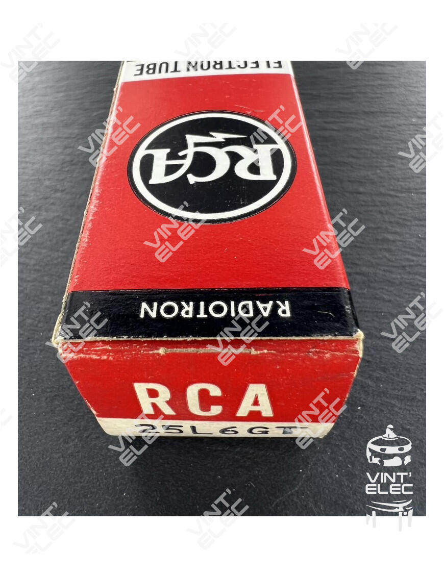25L6GT RCA -  Preprod - Tubes électroniques vintage