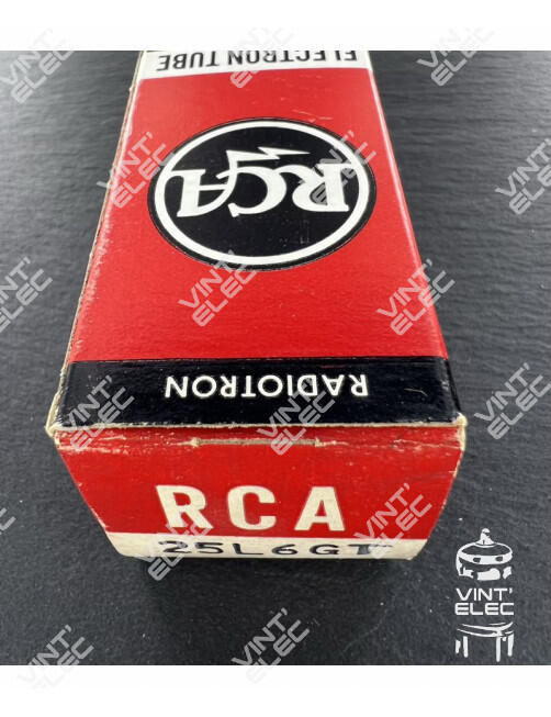 25L6GT RCA -  Preprod - Tubes électroniques vintage