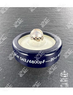 BAW042 6800PF 6.8NF UN3500V 3.5KV -20+40% -  Preprod - Tubes élec...