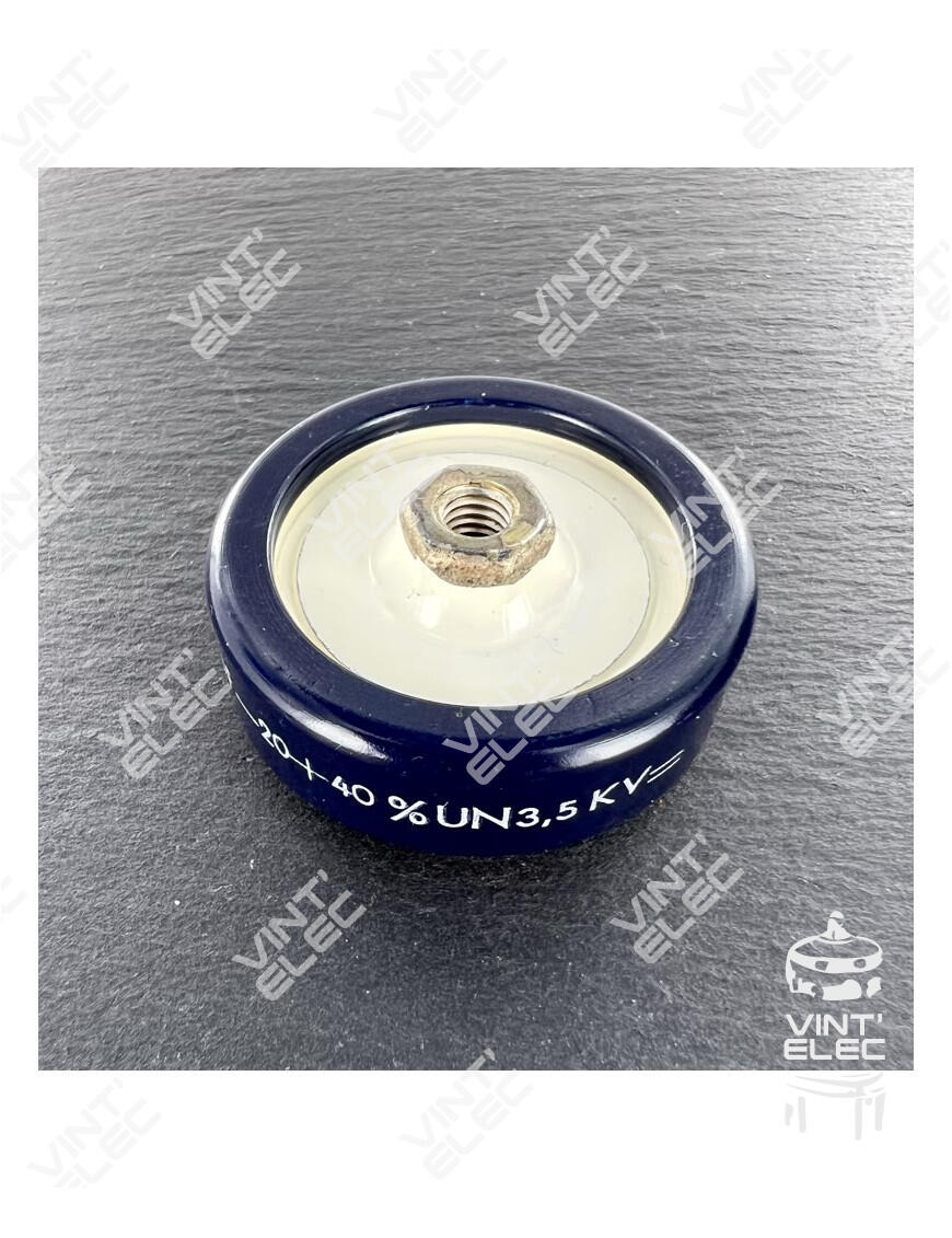 BAW042 6800PF 6.8NF UN3500V 3.5KV -20+40% -  Preprod - Tubes élec...