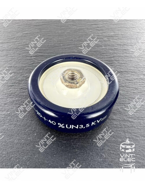 BAW042 6800PF 6.8NF UN3500V 3.5KV -20+40% -  Preprod - Tubes élec...