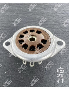 SUPPORT TUBE 9 BROCHES NOVAL CHASSIS BAKELITE -  Preprod - Tubes ...
