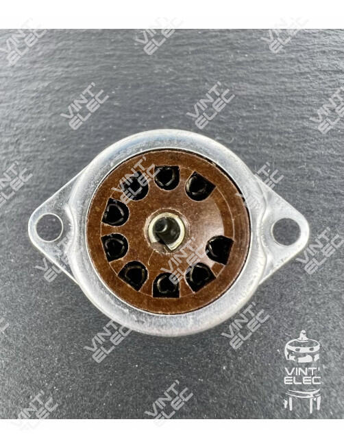 SUPPORT TUBE 9 BROCHES NOVAL CHASSIS BAKELITE -  Preprod - Tubes ...