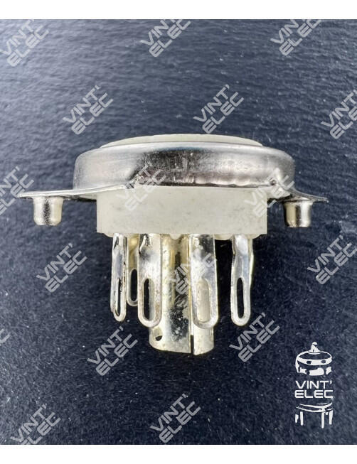 SUPPORT TUBE 9 BROCHES NOVAL CHASSIS STEATITE -  Preprod - Tubes ...