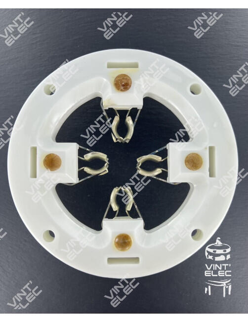 SUPPORT TUBE 4 BROCHES CERAMIQUE POUR TB5-2500 -  Preprod - Tubes...